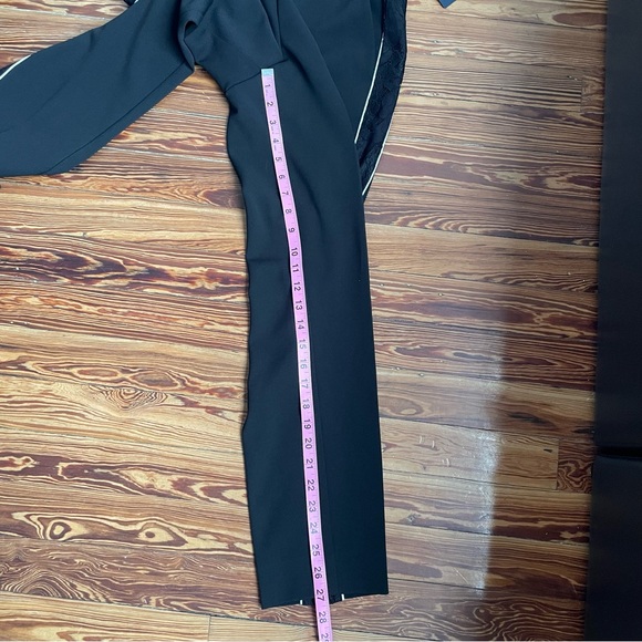NWT Rachel Rachel Roy Black Pants with Lace Insert - Picture 12 of 12